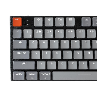 Геймърска Механична клавиатура Keychron K1 TKL Gateron Low Profile Red Switch White LED Gateron Low Profile Red Switch ABS