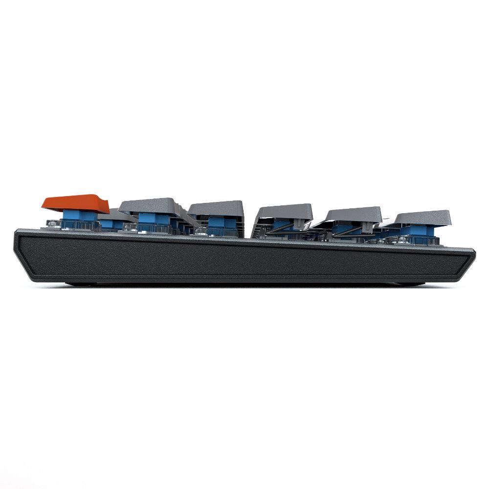 Геймърска Механична клавиатура Keychron K1 TKL Gateron Low Profile Blue Switch White LED Gateron Low Profile Blue Switch ABS