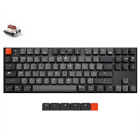 Геймърска Механична клавиатура Keychron K1 TKL Gateron Low Profile Brown Switch White LED Gateron Low Profile Brown Switch ABS