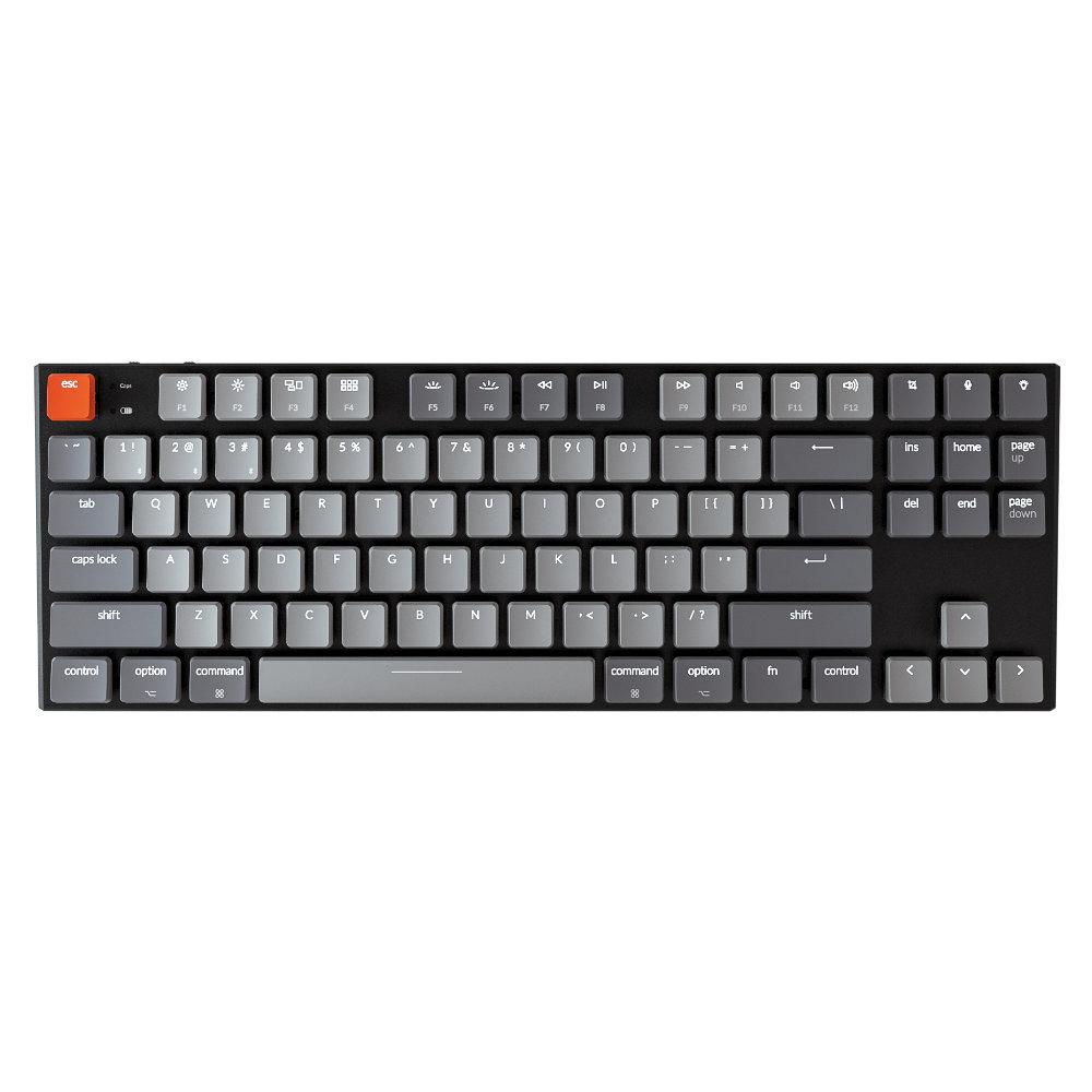 Геймърска Механична клавиатура Keychron K1 TKL Gateron Low Profile Brown Switch White LED Gateron Low Profile Brown Switch ABS