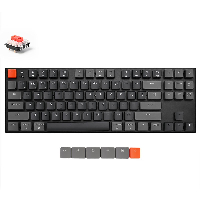 Геймърска Механична клавиатура Keychron K1 TKL Gateron Low Profile Red RGB Switch RGB LED Gateron Low Profile Red RGB Switch ABS