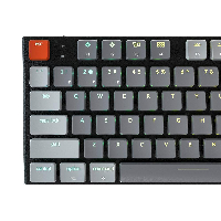 Геймърска Механична клавиатура Keychron K1 TKL Gateron Low Profile Brown RGB Switch RGB LED Gateron Low Profile Red Brown RGB Switch ABS