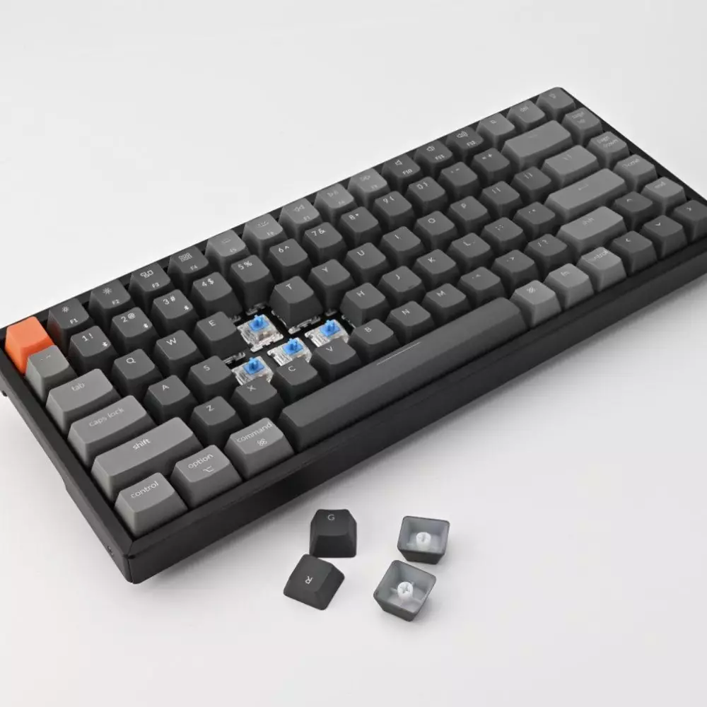Геймърска Механична клавиатура Keychron K2 Aluminum Compact Gateron Brown Switch RGB LED Gateron Brown Switch ABS