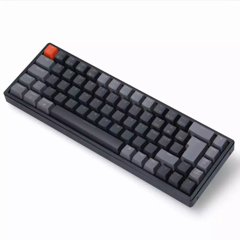 Геймърска Механична клавиатура Keychron K6 Aluminum 65% Gateron Red Switch RGB LED Gateron Red Switch ABS