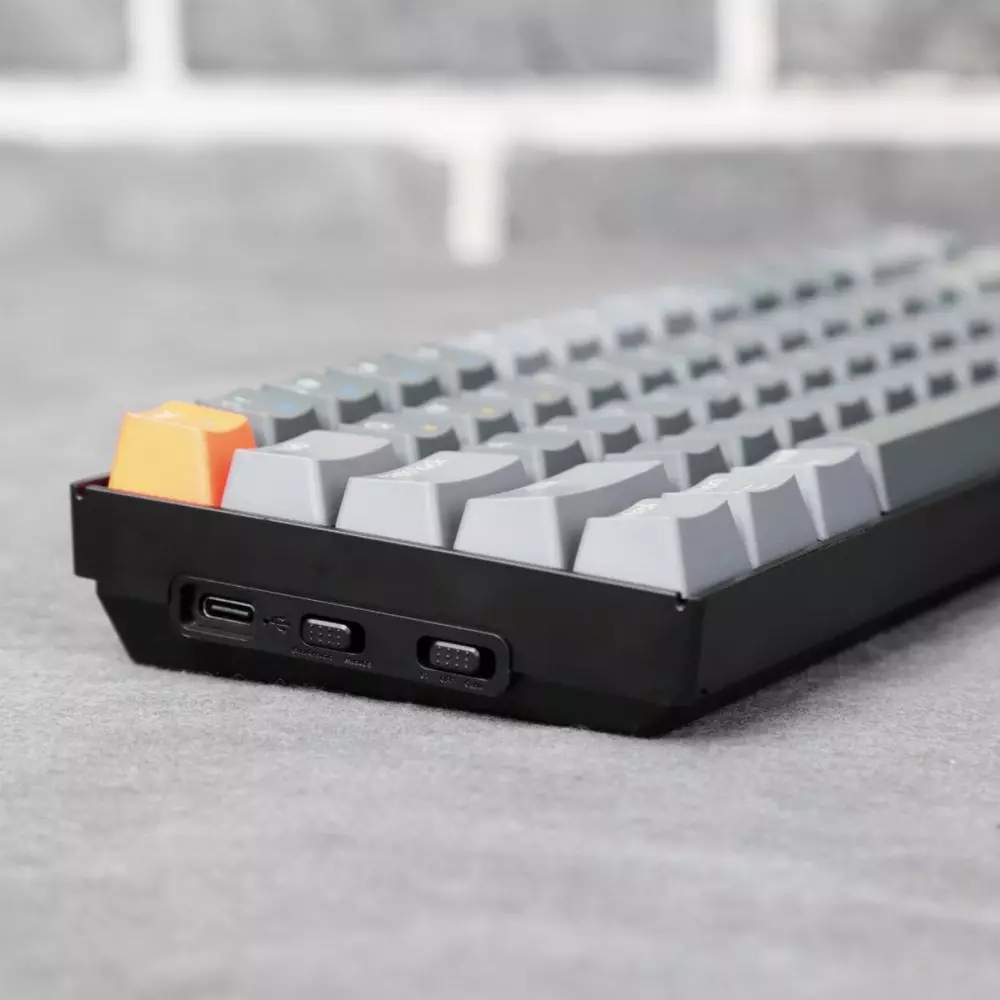 Геймърска Механична клавиатура Keychron K6 Hot-Swappable 65% Gateron Red Switch White LED Gateron Red Switch ABS