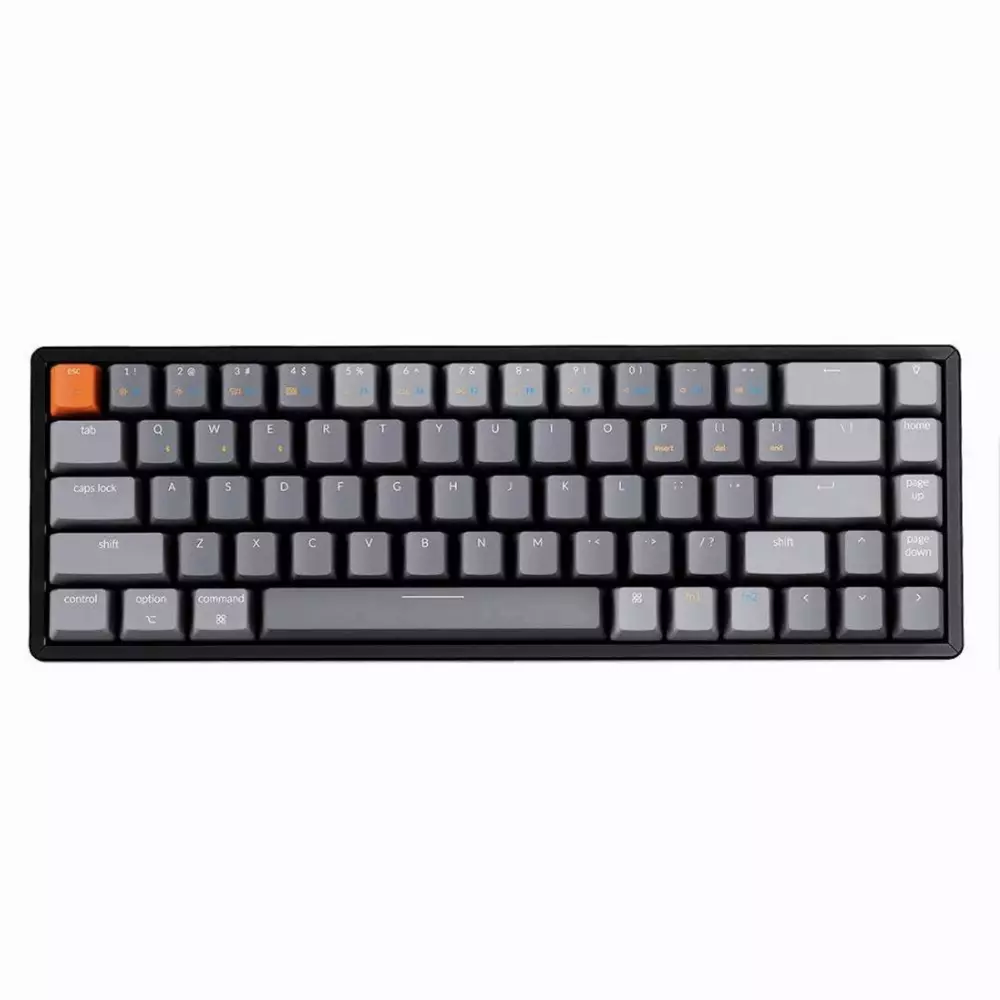 Геймърска Механична клавиатура Keychron K6 Hot-Swappable 65% Gateron Blue Switch White LED Gateron Blue Switch ABS