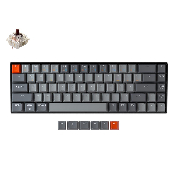Геймърска Механична клавиатура Keychron K6 Hot-Swappable 65% Gateron Brown Switch White LED Gateron Brown Switch ABS
