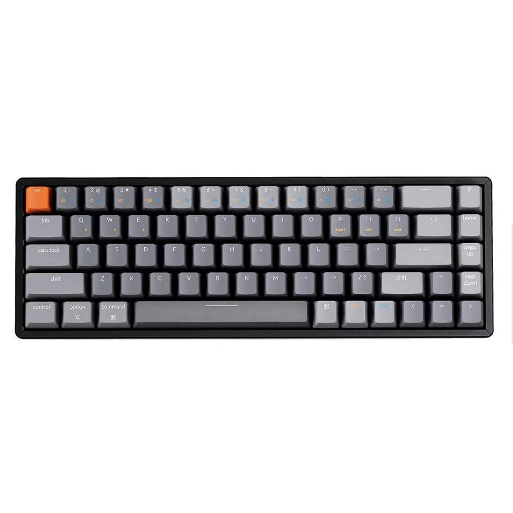 Геймърска Механична клавиатура Keychron K6 Hot-Swappable 65% Gateron Brown Switch White LED Gateron Brown Switch ABS