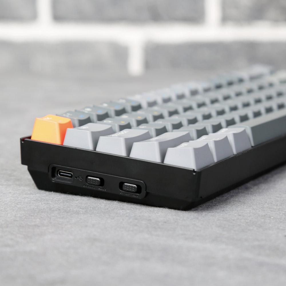 Геймърска Механична клавиатура Keychron K6 Hot-Swappable Aluminum 65% Gateron Red Switch RGB LED Gateron Red Switch ABS