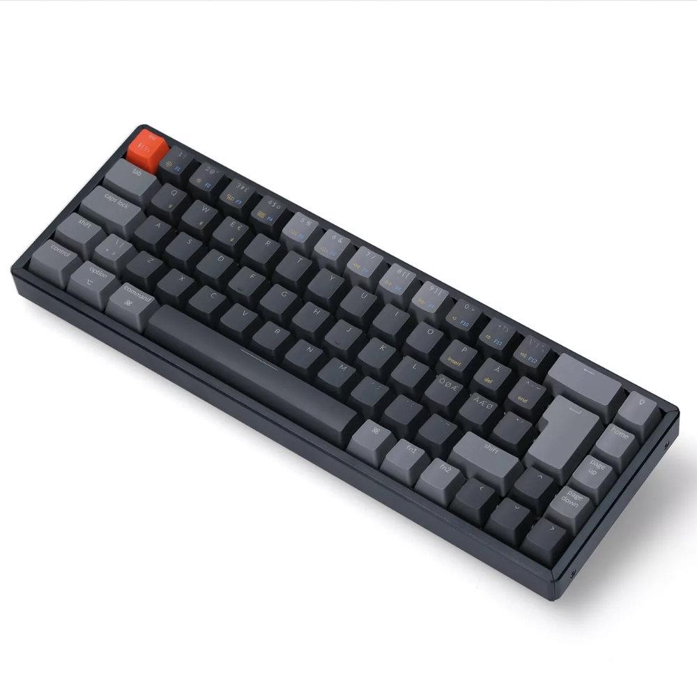 Геймърска Механична клавиатура Keychron K6 Hot-Swappable Aluminum 65% Gateron Red Switch RGB LED Gateron Red Switch ABS