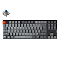 Геймърска Механична клавиатура Keychron K8 TKL Gateron Blue Switch White LED Gateron Blue Switch ABS