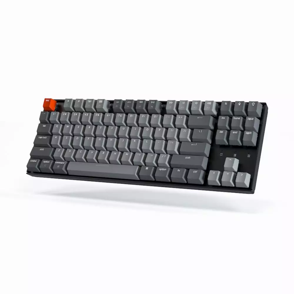 Геймърска Механична клавиатура Keychron K8 TKL Gateron Brown Switch White LED Gateron Brown Switch ABS