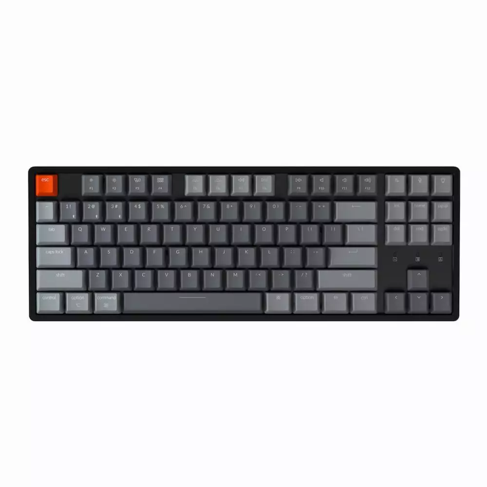 Геймърска Механична клавиатура Keychron K8 Aluminum TKL Gateron Brown Switch RGB LED Gateron Brown Switch ABS
