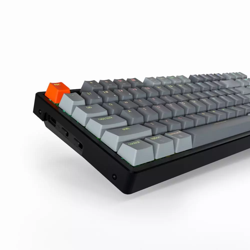 Геймърска Механична клавиатура Keychron K8 Aluminum TKL Gateron Brown Switch RGB LED Gateron Brown Switch ABS