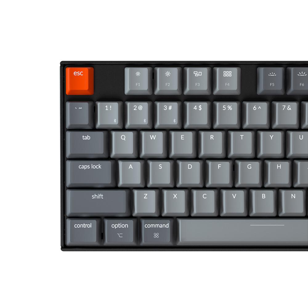 Геймърска Механична клавиатура Keychron K8 Hot-Swappable TKL Gateron Blue Switch White LED Gateron Blue Switch ABS