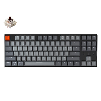 Геймърска Механична клавиатура Keychron K8 Hot-Swappable TKL Gateron Brown Switch White LED Gateron Brown Switch ABS