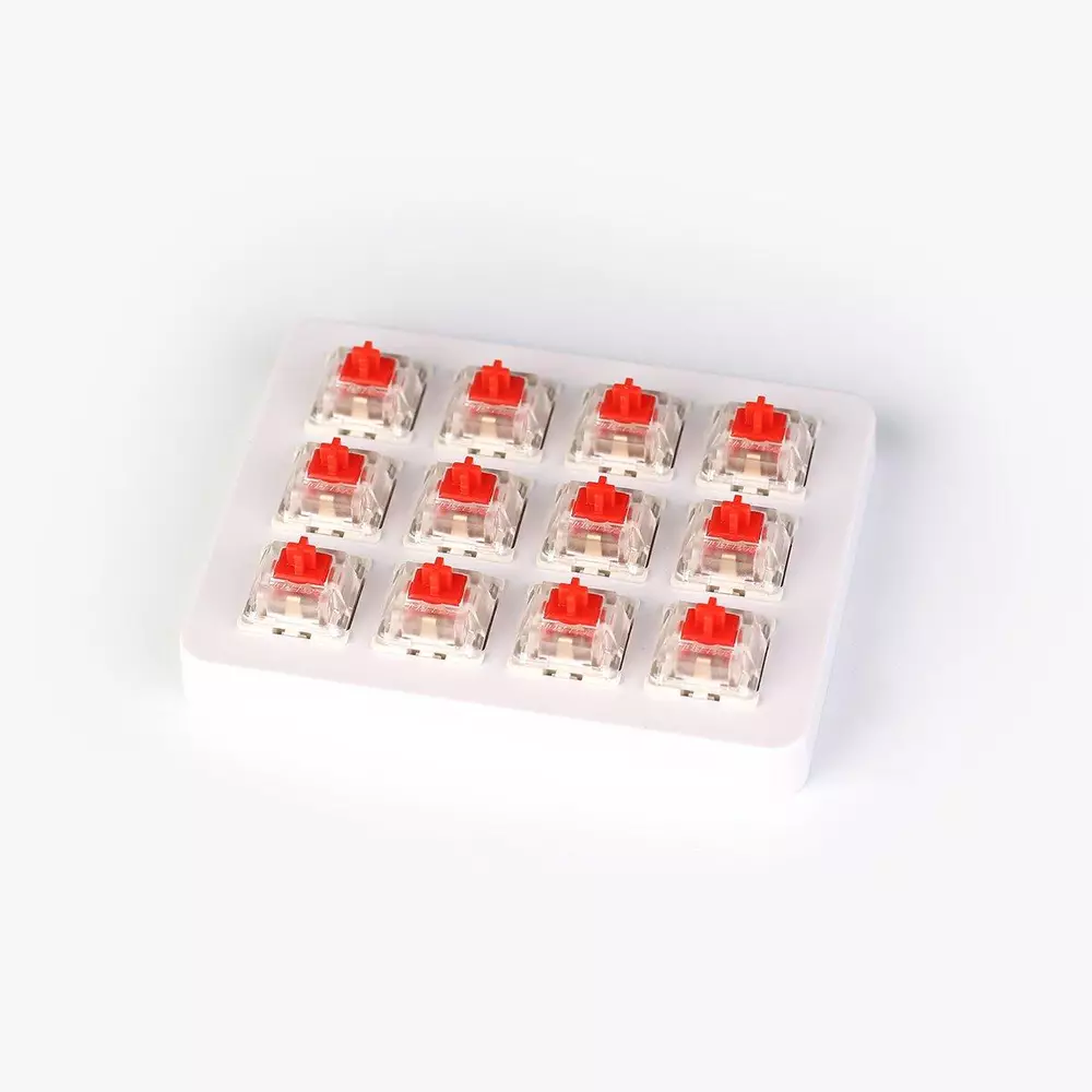 Суичове за механична клавиатура Keychron Gateron Red Switch Set 12 броя