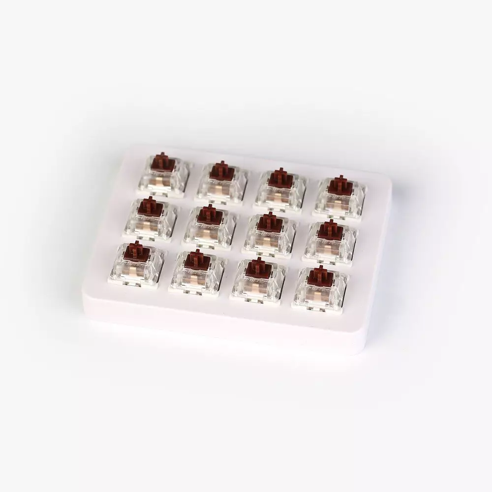 Суичове за механична клавиатура Keychron Gateron Brown Switch Set 12 броя