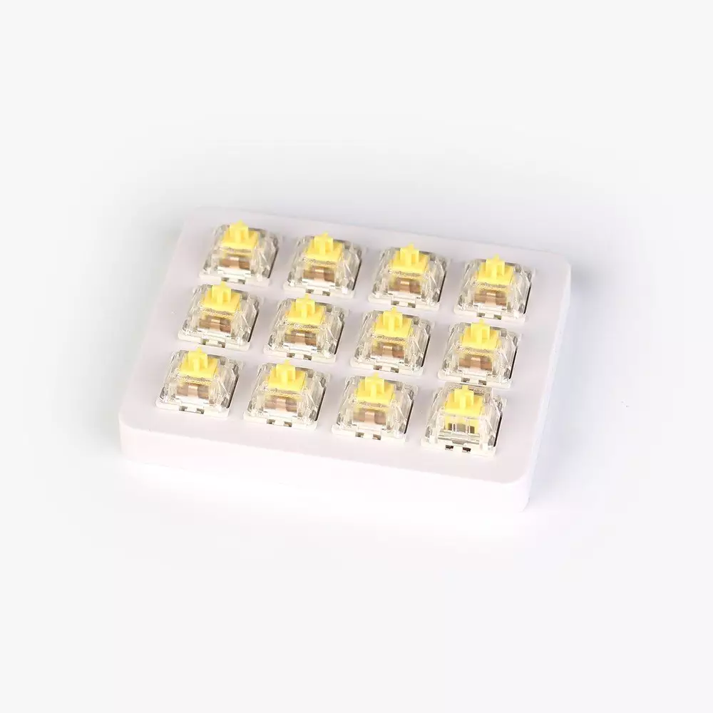 Суичове за механична клавиатура Keychron Gateron Yellow Switch Set 12 броя