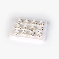 Суичове за механична клавиатура Keychron Gateron White Switch Set 12 броя