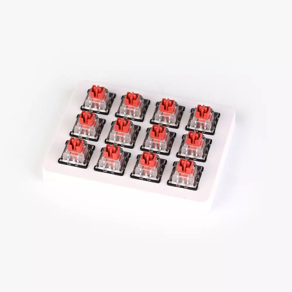 Суичове за механична клавиатура Keychron LK Optical Red Switch Set 12 броя