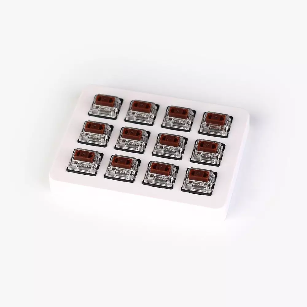 Суичове за механична клавиатура Keychron Gateron Low Profile Brown Switch Set 12 броя