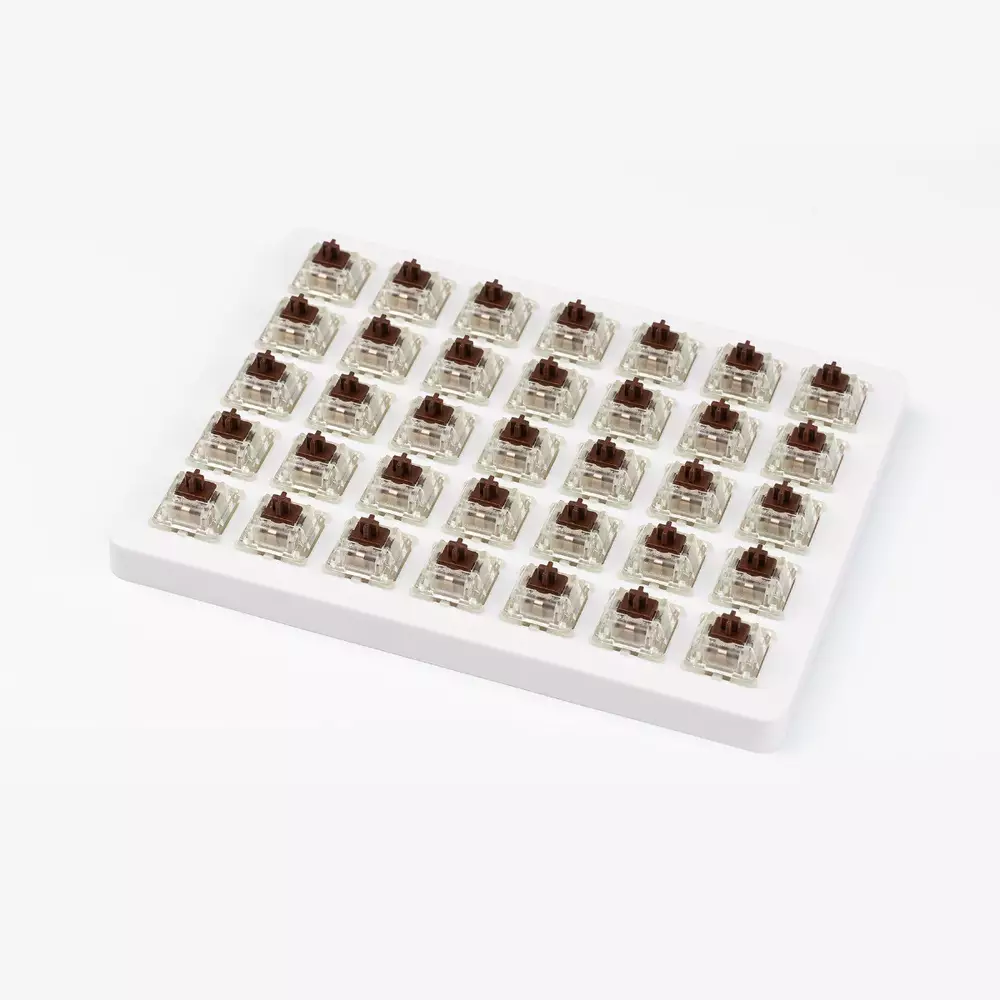 Суичове за механична клавиатура Keychron Cherry MX Brown RGB Switch Set 35 броя