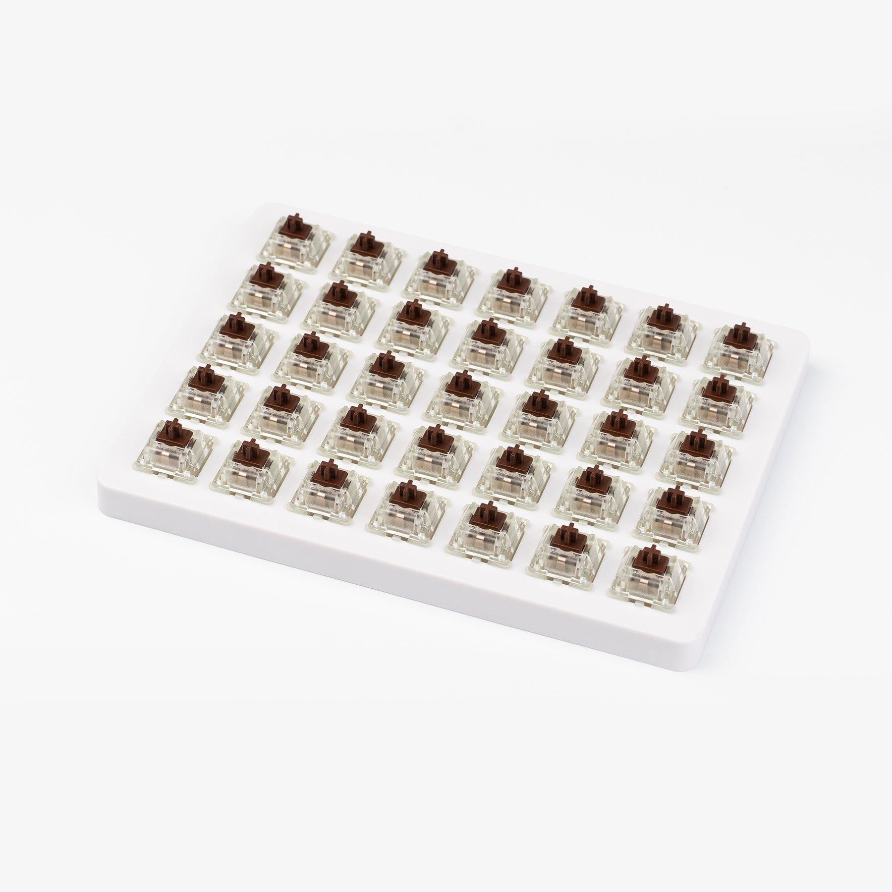 Суичове за механична клавиатура Keychron Cherry MX Brown RGB Switch Set 35 броя