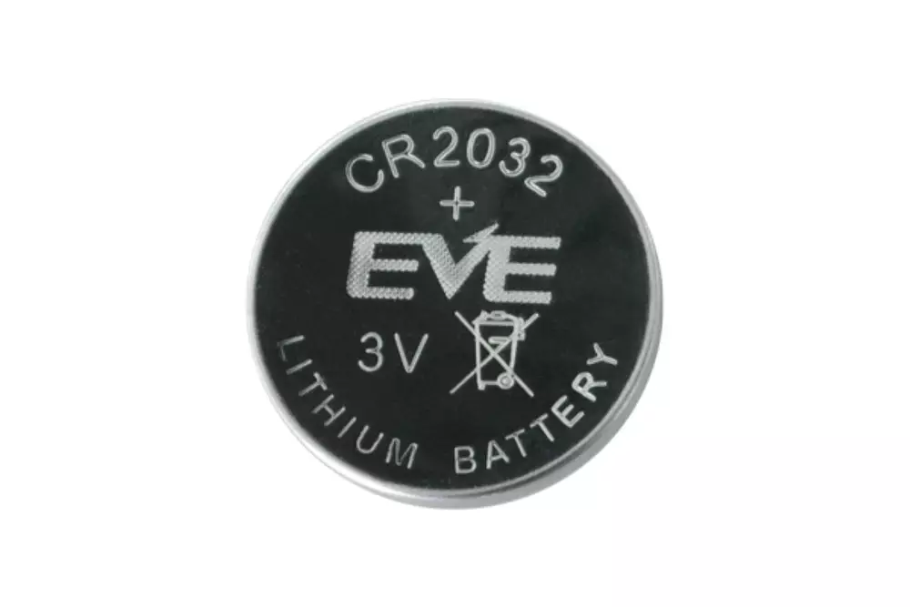 Бутонна батерия литиева CR 2032 1pc bulk 3V EVE BATTERY