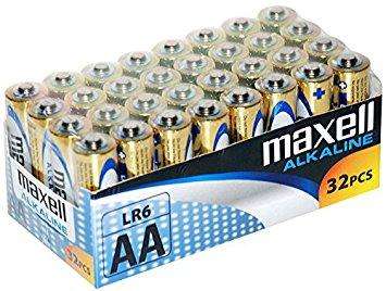 Αλκαλικές μπαταρίες MAXELL LR6 1,5V AA 32 τεμ. pack