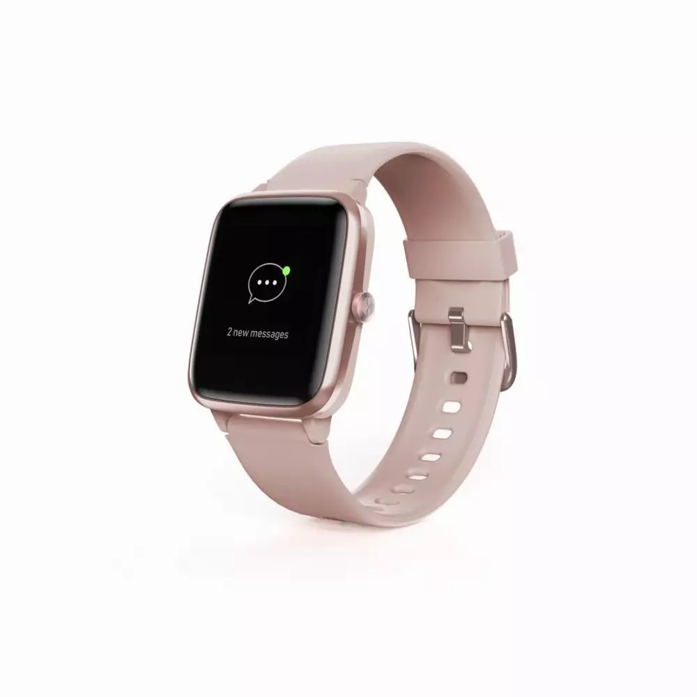 Смарт часовник Hama Fit Watch 5910, 1.3", GPS, Пулс, Пидометър, Калории, Водоустойчив, Розов