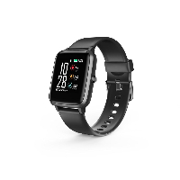 Смарт часовник Hama Fit Watch 5910, 1.3", GPS, Пулс, Пидометър, Калории, Водоустойчив, Черен