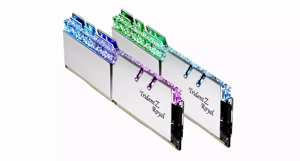 Памет G.SKILL Trident Z Royal Silver 16GB (2x8GB) DDR4 4000MHz CL16 - F4-4000C16D-16GTRSA