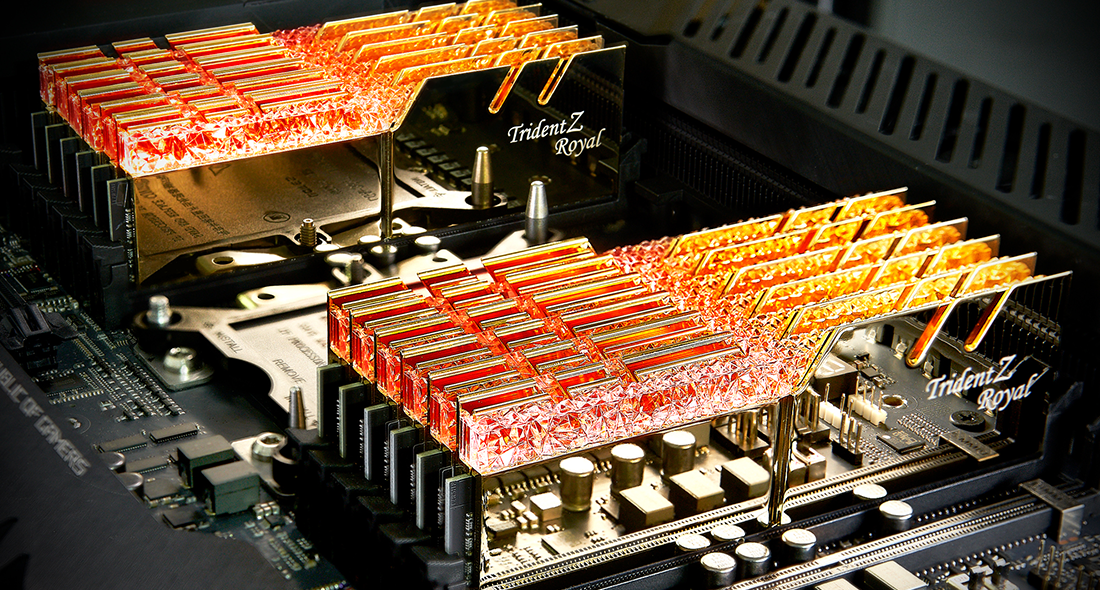 Памет G.SKILL Trident Z Royal 16GB (2x8GB) DDR4 4000MHz CL16 
