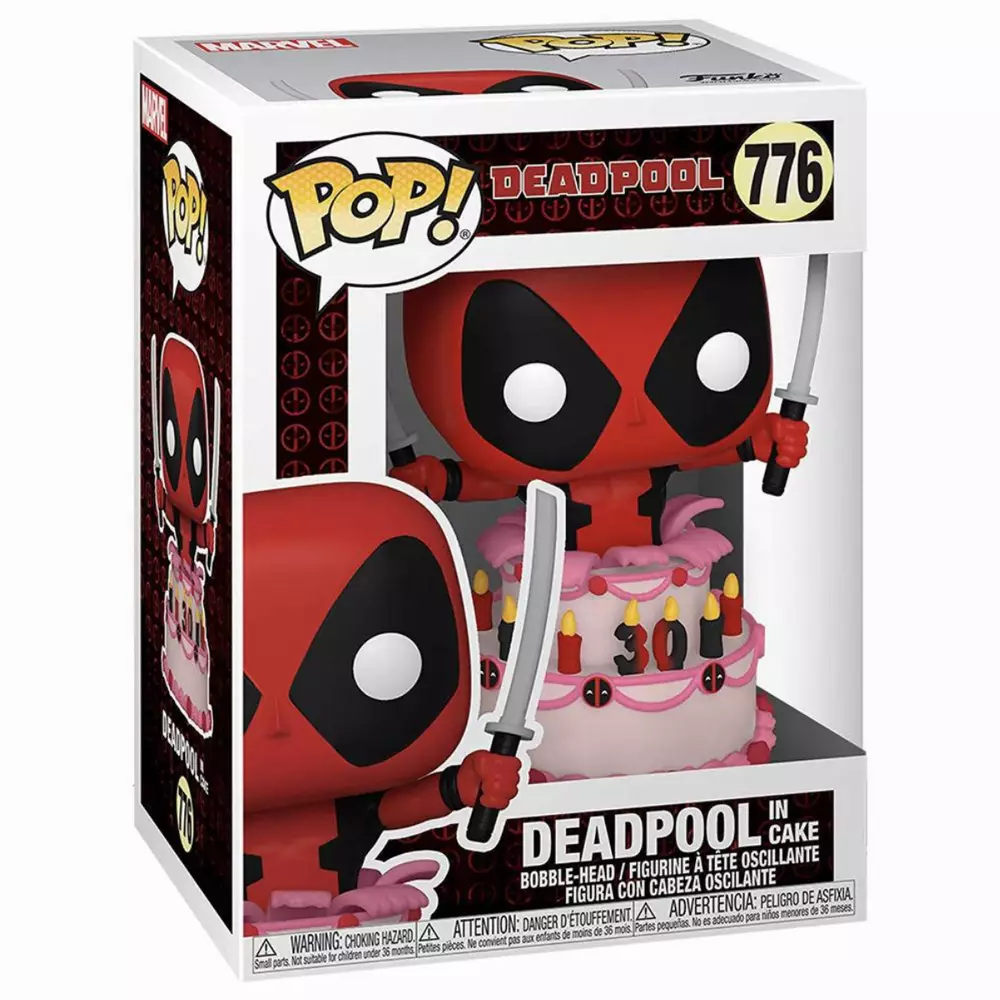 Фигурка Funko POP! Marvel: Deadpool 30th - Deadpool in Cake #776
