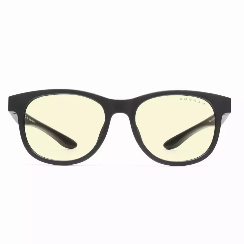Детски компютърни очила GUNNAR Rush Kids Small, Amber Natural, Черен
