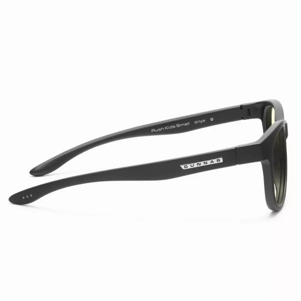 Детски компютърни очила GUNNAR Rush Kids Small, Amber Natural, Черен
