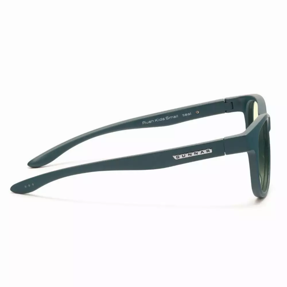 Детски компютърни очила GUNNAR Rush Kids Small, Amber Natural, Зелен