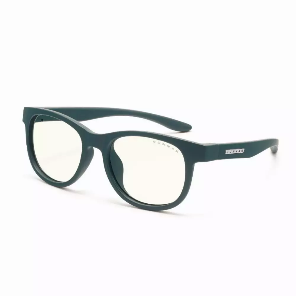 Детски компютърни очила GUNNAR Rush Kids Small, Clear Natural, Зелен