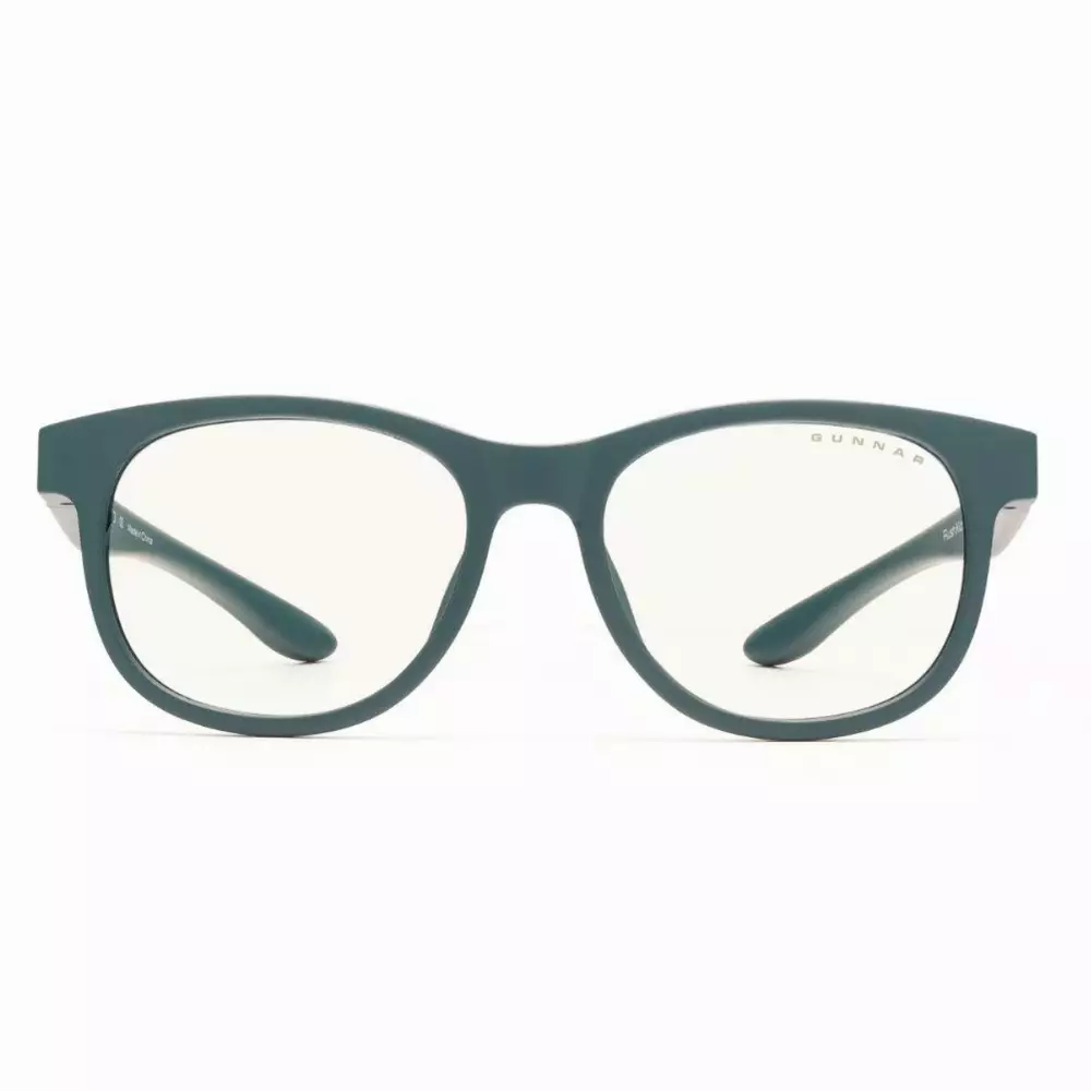 Детски компютърни очила GUNNAR Rush Kids Small, Clear Natural, Зелен