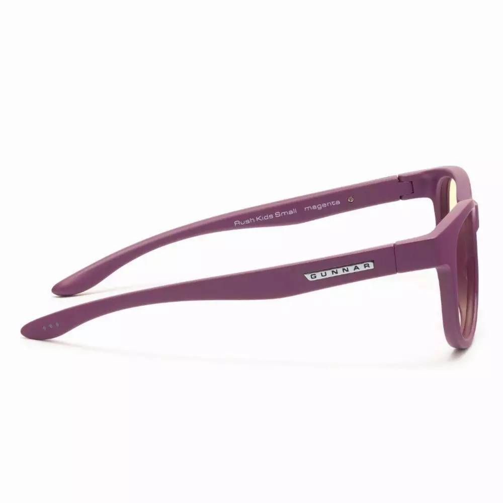 Детски компютърни очила GUNNAR Rush Kids Small, Amber Natural, Лилав