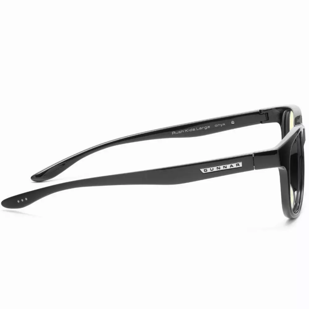 Детски компютърни очила GUNNAR Rush Kids Large, Amber Natural, Черен
