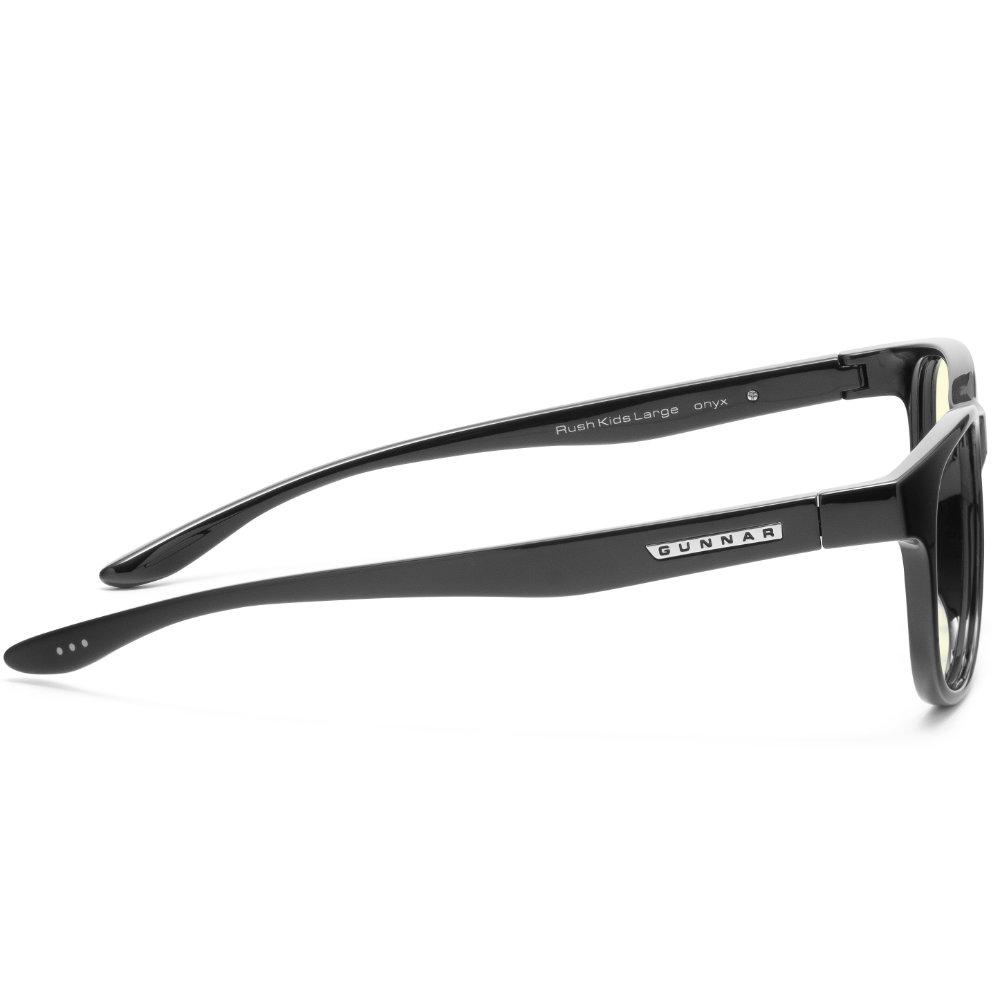Детски компютърни очила GUNNAR Rush Kids Large, Amber Natural, Черен
