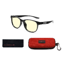 Детски компютърни очила GUNNAR Rush Kids Large, Amber Natural, Черен
