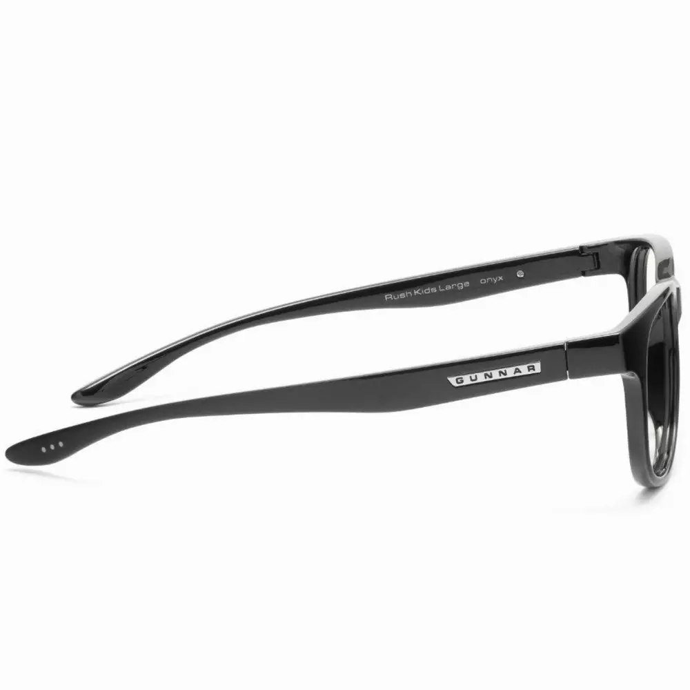 Детски компютърни очила GUNNAR Rush Kids Large, Clear Natural, Черен