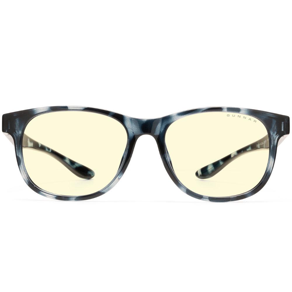 Детски компютърни очила GUNNAR Rush Kids Large, Amber Natural, Син