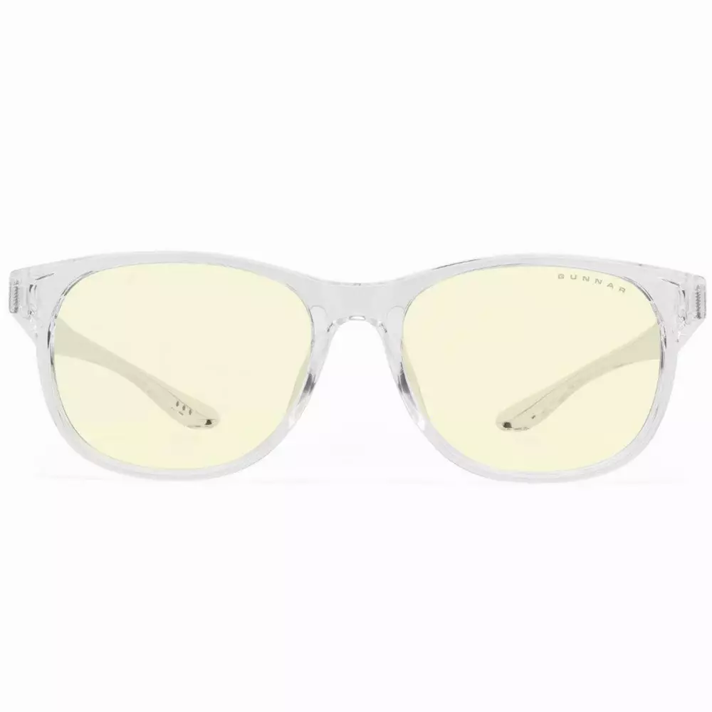 Детски компютърни очила GUNNAR Rush Kids Large, Amber Natural, Кристал
