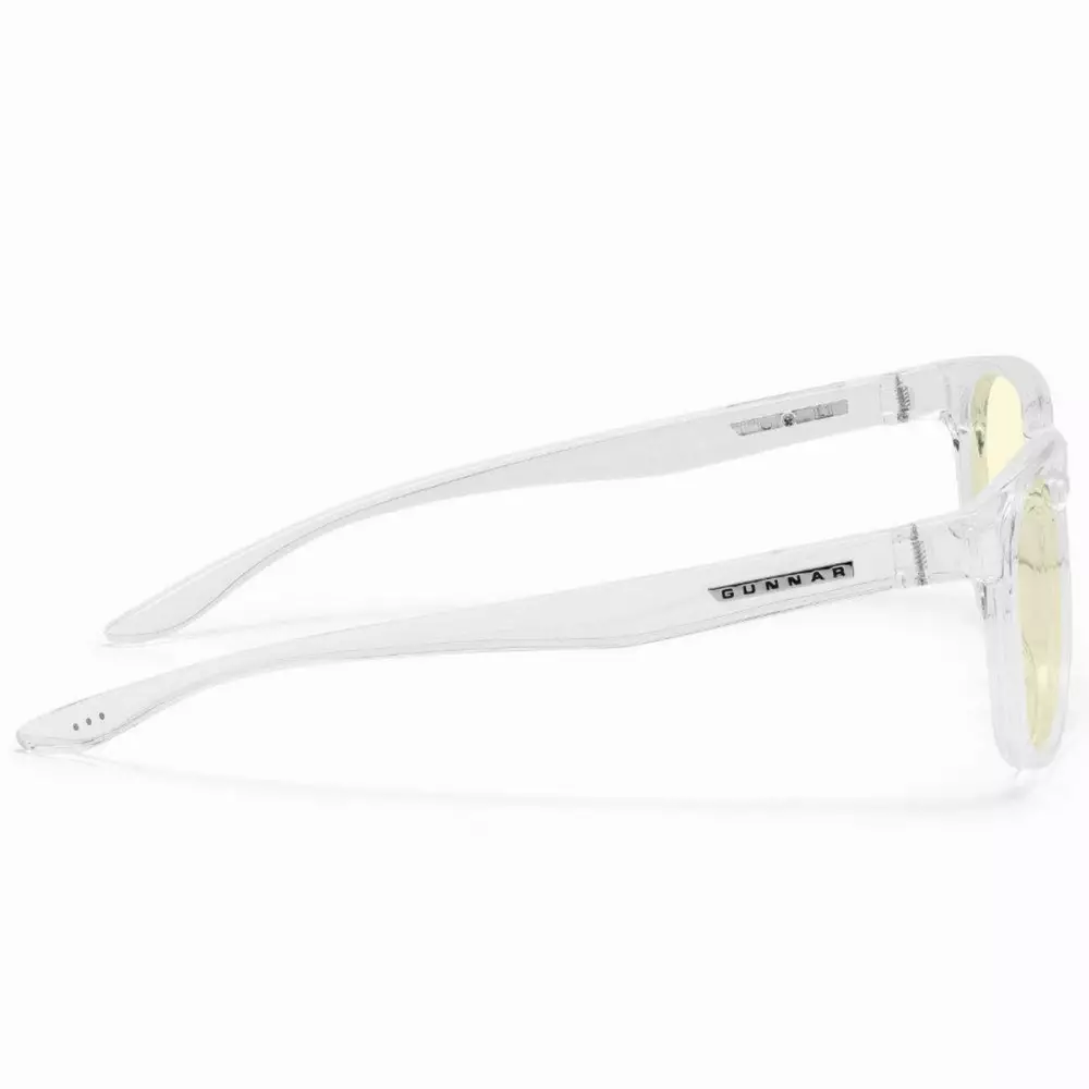 Детски компютърни очила GUNNAR Rush Kids Large, Amber Natural, Кристал