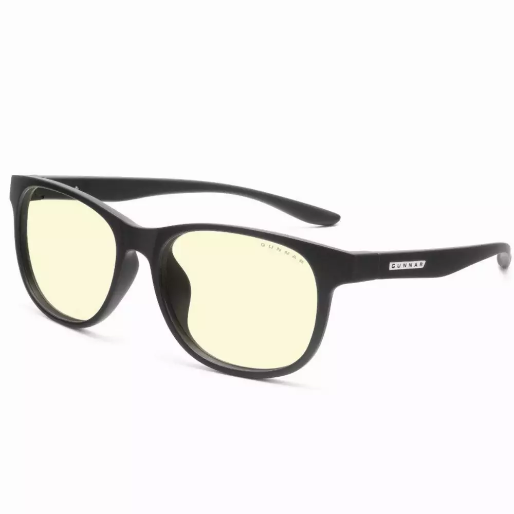 Детски компютърни очила GUNNAR Rush Kids 12+, Amber Natural, Черен