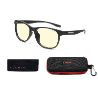 Детски компютърни очила GUNNAR Rush Kids 12+, Amber Natural, Черен